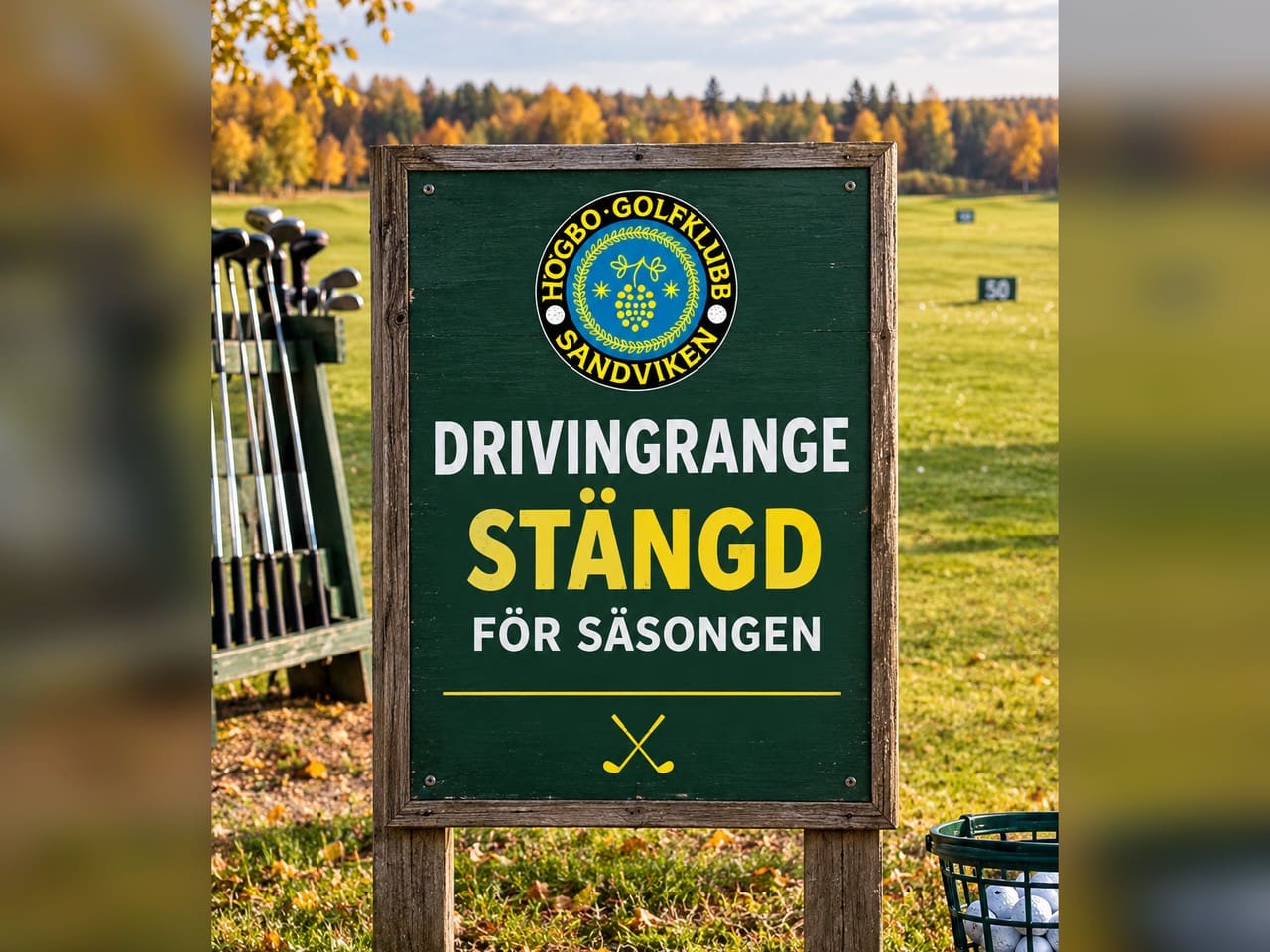 Rangen är stängd för säsongen⛳❤️